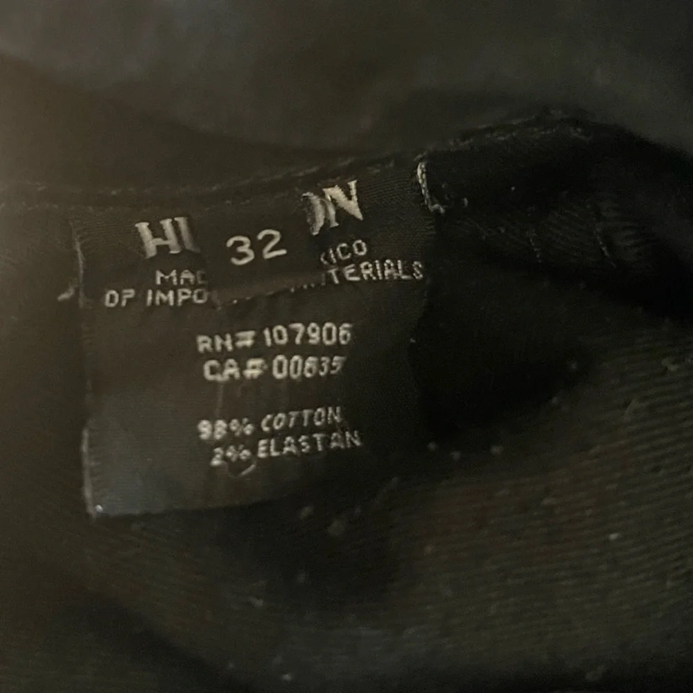 ❤️ Hudson Collin Skinny Black Jeans 32 - Picture 6 of 8